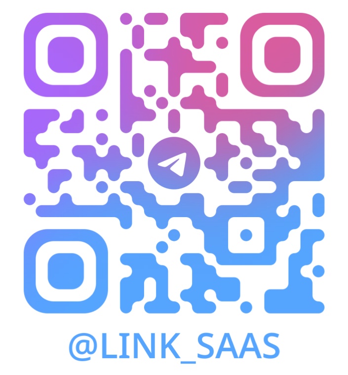 LinkSaaS Telegram QR code